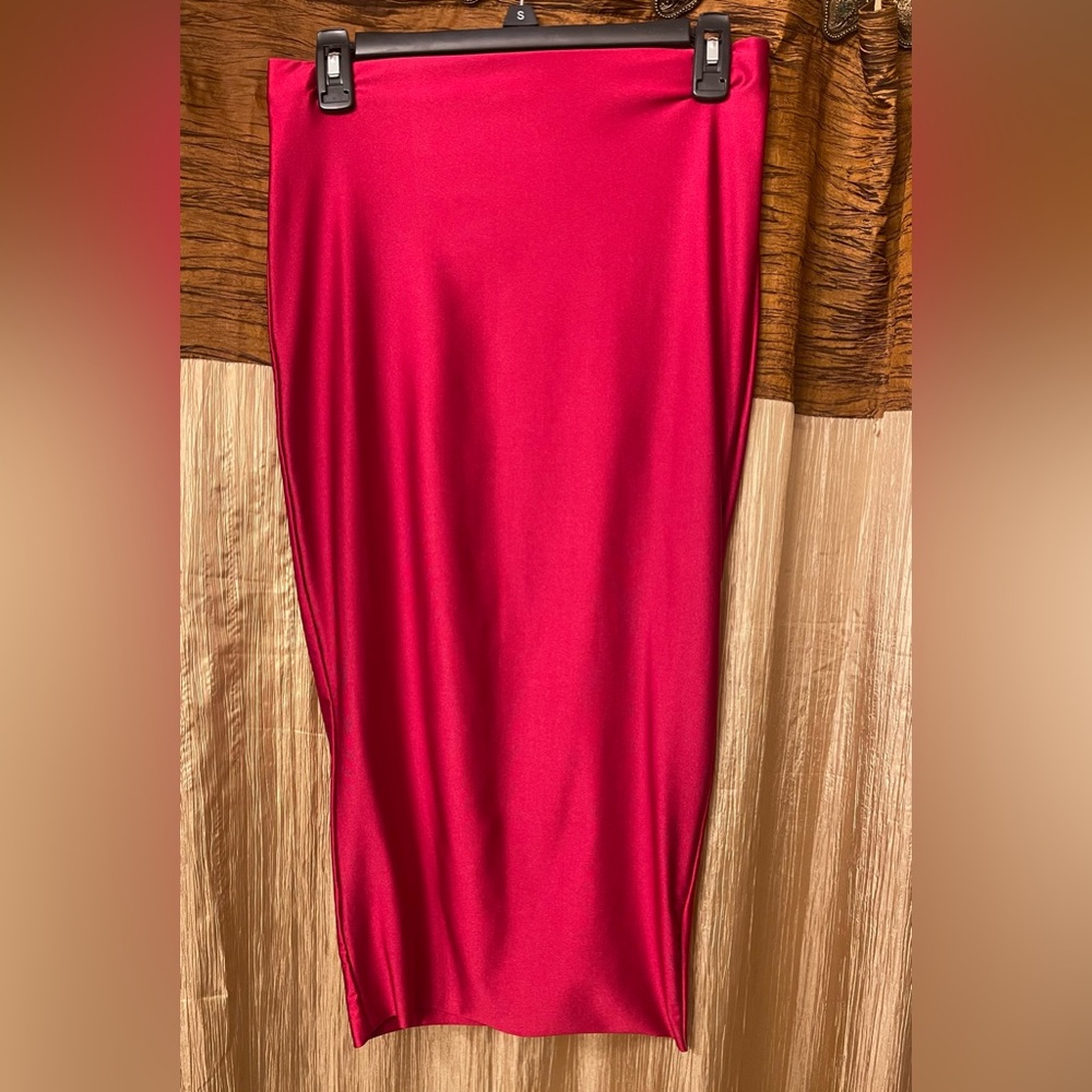 Women's Long Midi Pencil Skirt - High Waisted Bodycon